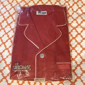 Vintage‎ NOS 1960’s men’s red pajamas size M 38”-40” chest.  Box N